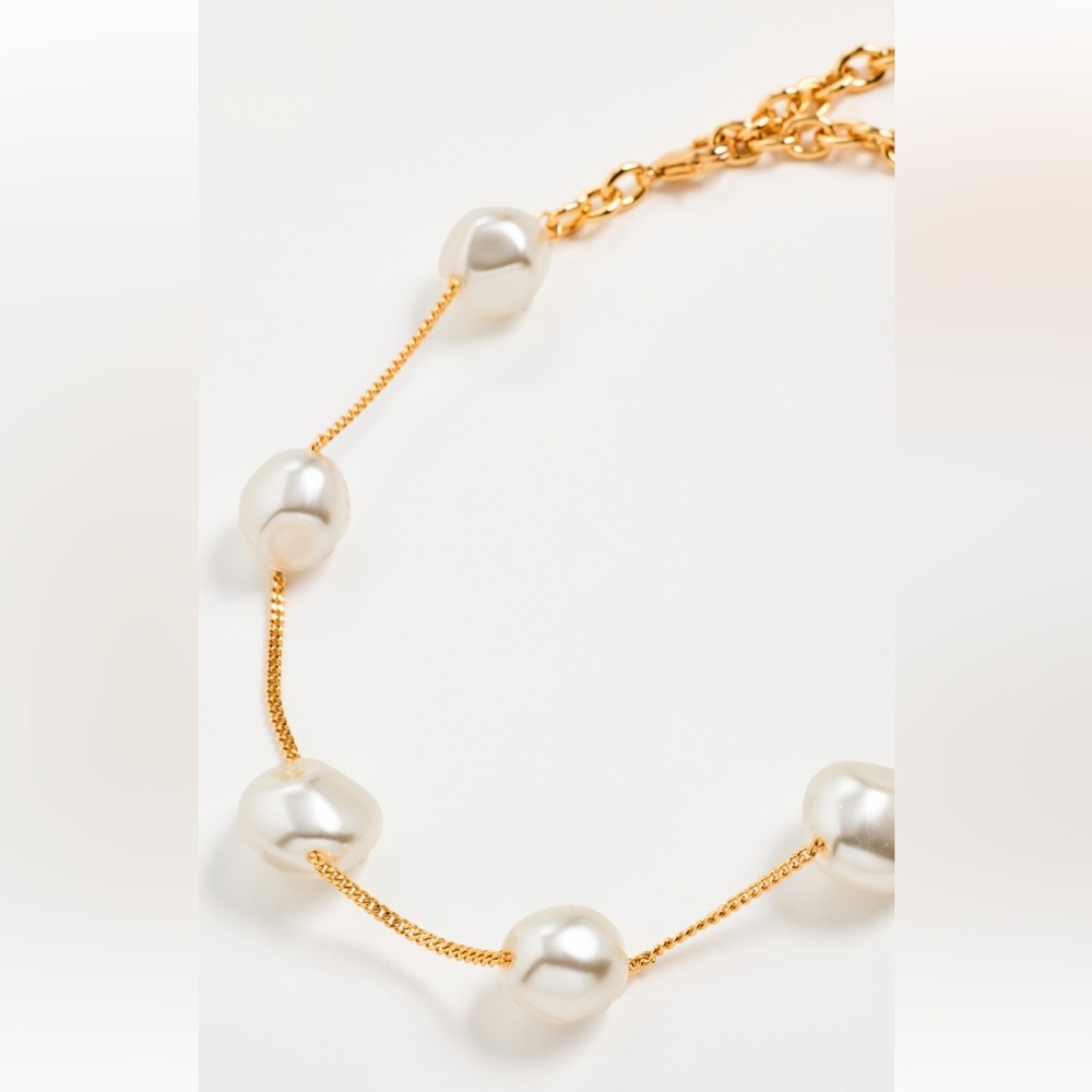 πΊπHPππΊ NWT Cult Gaia Andie Pearl Choker Necklace - Picture 15 of 16